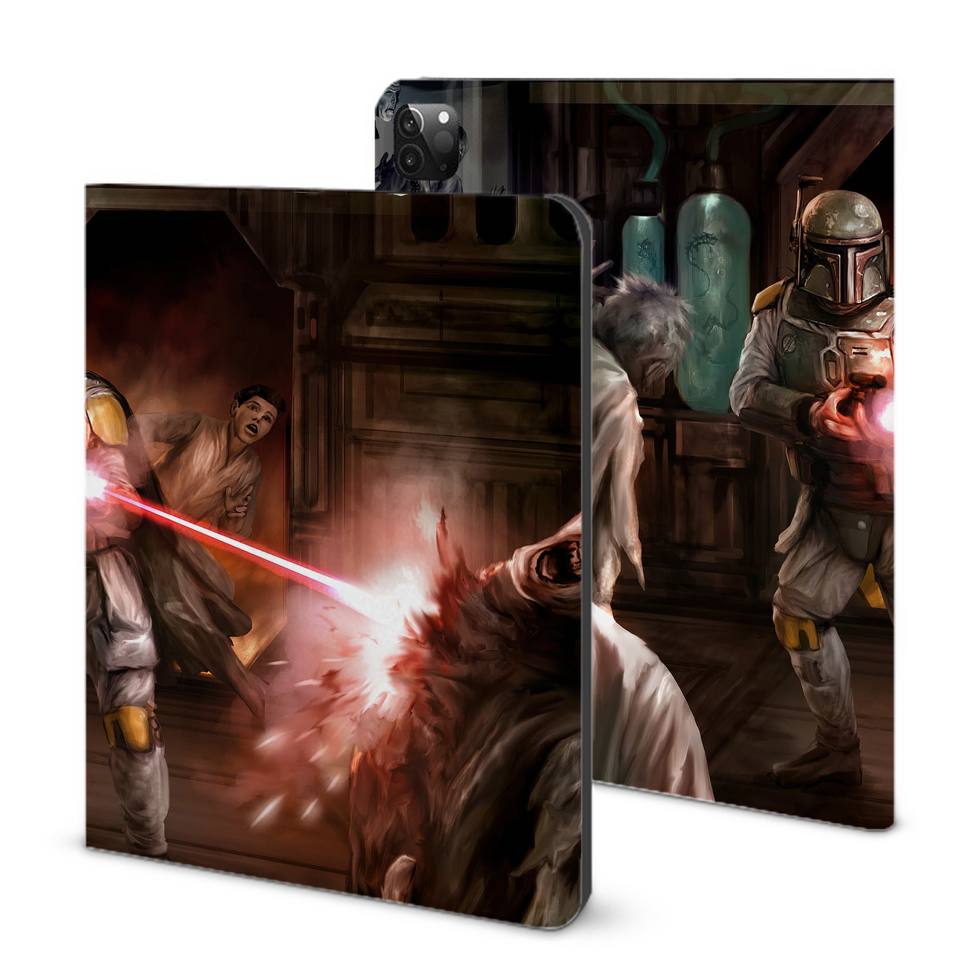 （画像用） スター・ウォーズ Star Wars IPadケース ペンホルダー付き ブックスタイルデザイン